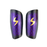 1 Pair Football Soccer Shin Guard Diamond Pattern Transparent Shin Pads Leg Sleeves Calf Brace Sport Safety Protector for Adults
