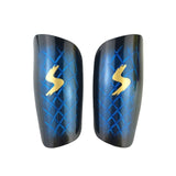 1 Pair Football Soccer Shin Guard Diamond Pattern Transparent Shin Pads Leg Sleeves Calf Brace Sport Safety Protector for Adults