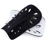 1 Pair Adults Soccer Guards Leg Protector Football Shin Pads Plastic Outdoor Sport Leg Protective Gear Breathable Shin Guard