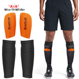 WorthWhile 1 Pair Soccer Football Shin Guard Teens Socks Pads Professional Shields Legging Shinguards Sleeves Protective Gear