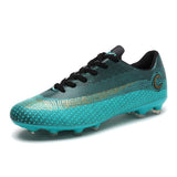 YSOKRAJ Brand Soccer Shoes Men Football Cleats Teenager Ankle High Tops Football Shoes Kids Indoor Soccer Training Sneaker 34-44