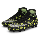 2020 new Men Soccer soccer shoes indoor Kids Cleats Training Football Boots Dropshipping High Ankle Sport Sneakers Size 34-46