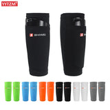 Football Leg Plate Socks With Pocket Suit Sleeves Support Adult Ventilation Training Basketball Guards Protective Pads 1 Pair