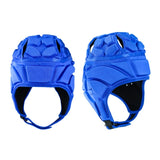 Men Women Professional Football Soccer Goalkeeper Helmet Sports Rugby Cap Head Guard Goalie Roller Hat Fiber Head Protector