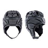 Men Women Professional Football Soccer Goalkeeper Helmet Sports Rugby Cap Head Guard Goalie Roller Hat Fiber Head Protector